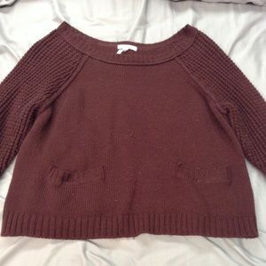 Burgundy Sweater